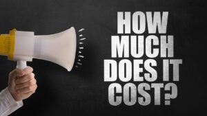 Graphic saying how much does equity release cost?